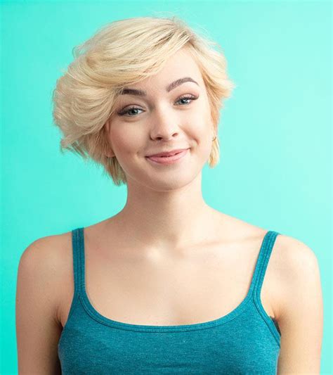 nude blonde short hair|Short Blonde Hair Porn Pics & Naked Photos